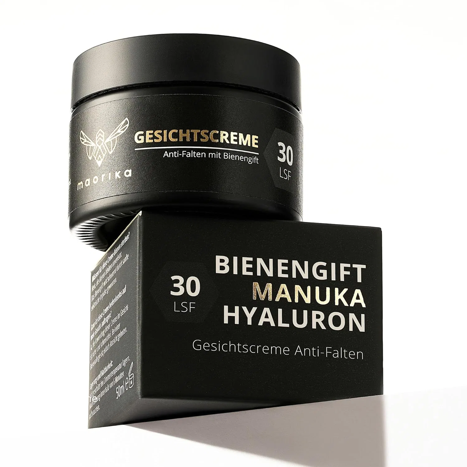 Крем для лица SPF30 MAORIKA С пчелиным ядом, гиалуроном и манукой от