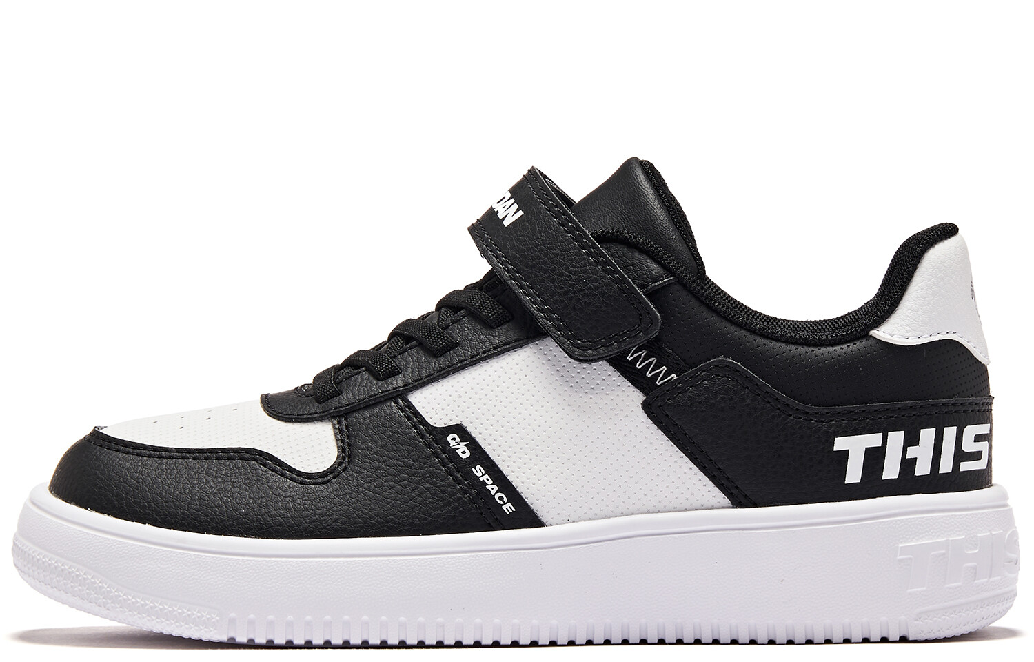 

Детские кроссовки для скейтбординга GS Low-top Black/White Qiaodan