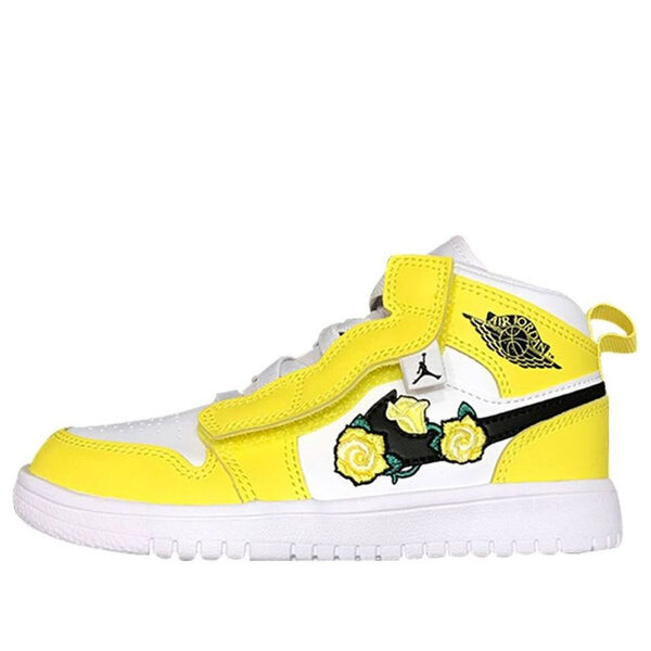 

Кроссовки 1 средние альт Air Jordan, желтый
