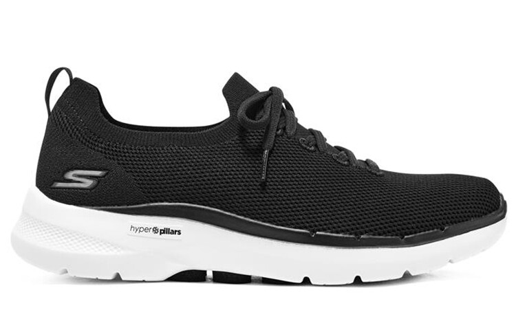 Go Walk 6 Кроссовки для мужчин с низким верхом, черные/белые Skechers — фото 2