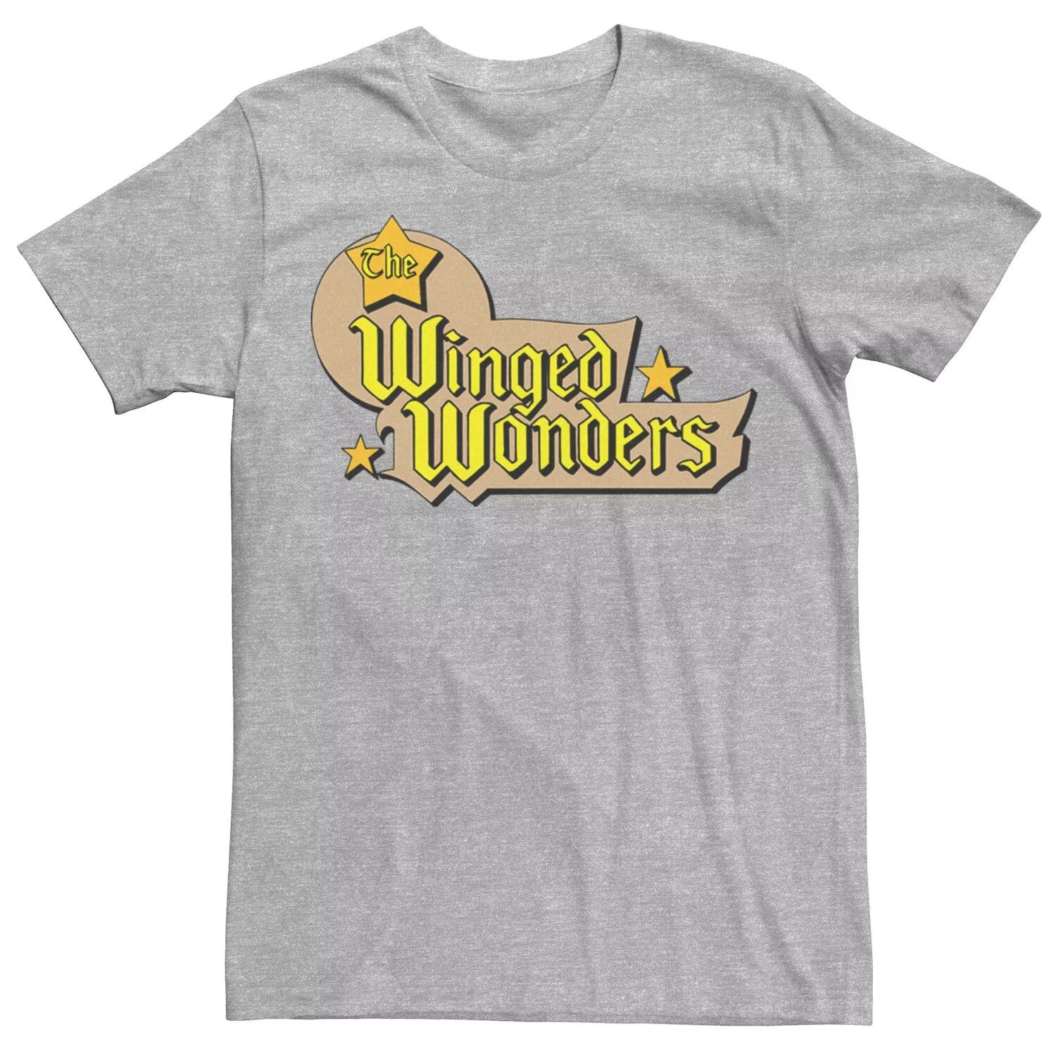 

Мужская футболка с текстовым логотипом The Winged Wonders DC Comics