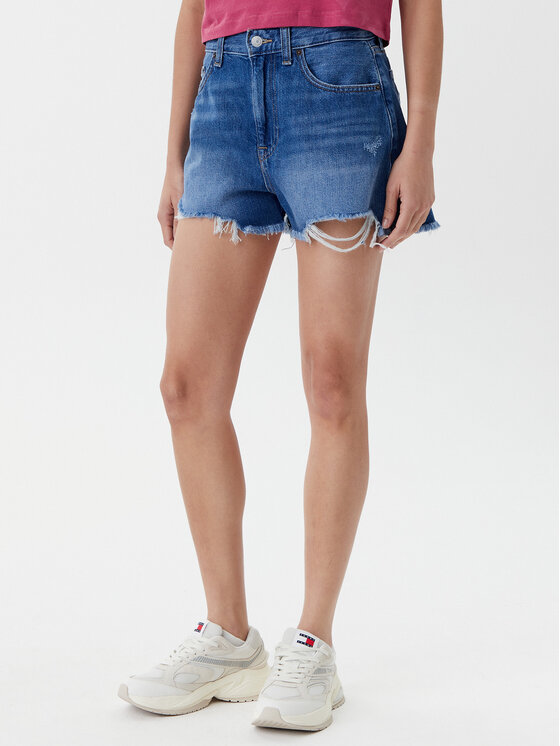 

Джинсовые шорты обычного кроя DW0DW20096 Tommy Jeans, синий