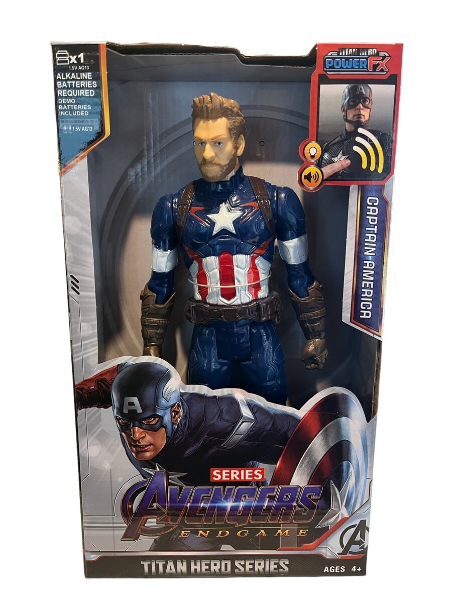 

ИНТЕРАКТИВНАЯ ФИГУРКА МСТИТЕЛИ КАРТА АМЕРИКА 30см Avengers