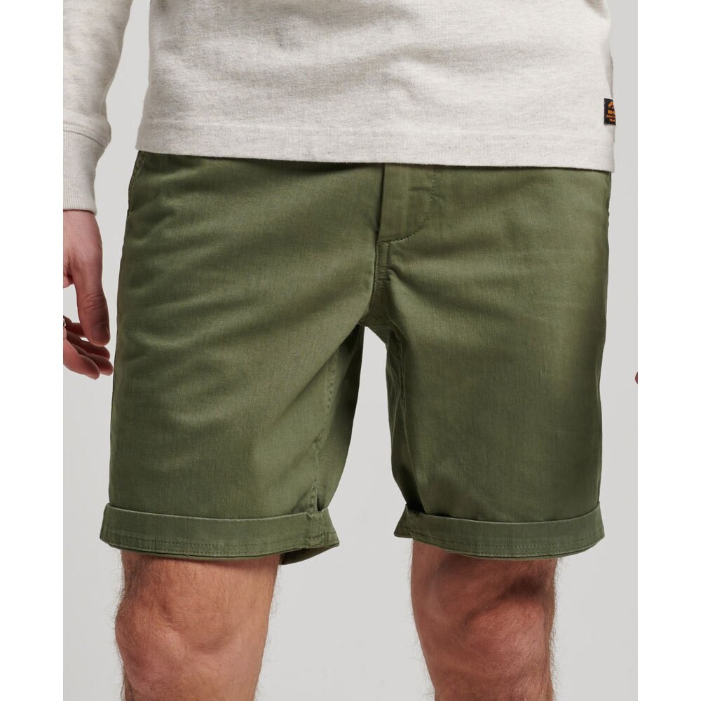 

Шорты Superdry Vintage Officer Chino, зеленый