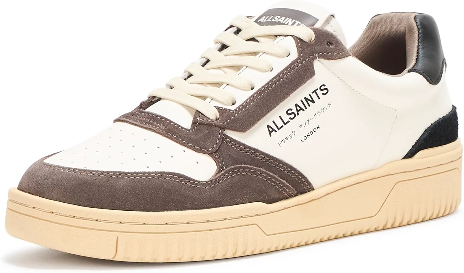 Мужские кеды AllSaints Regan Low Top, белый/серый/черный