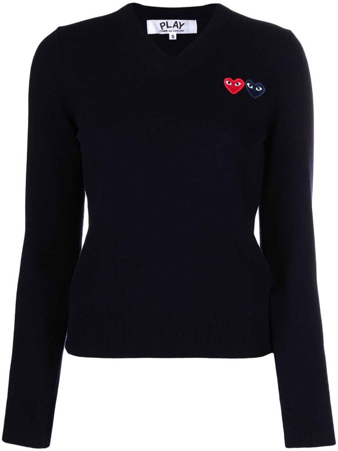 

Comme Des Garçons Play джемпер с узором, синий