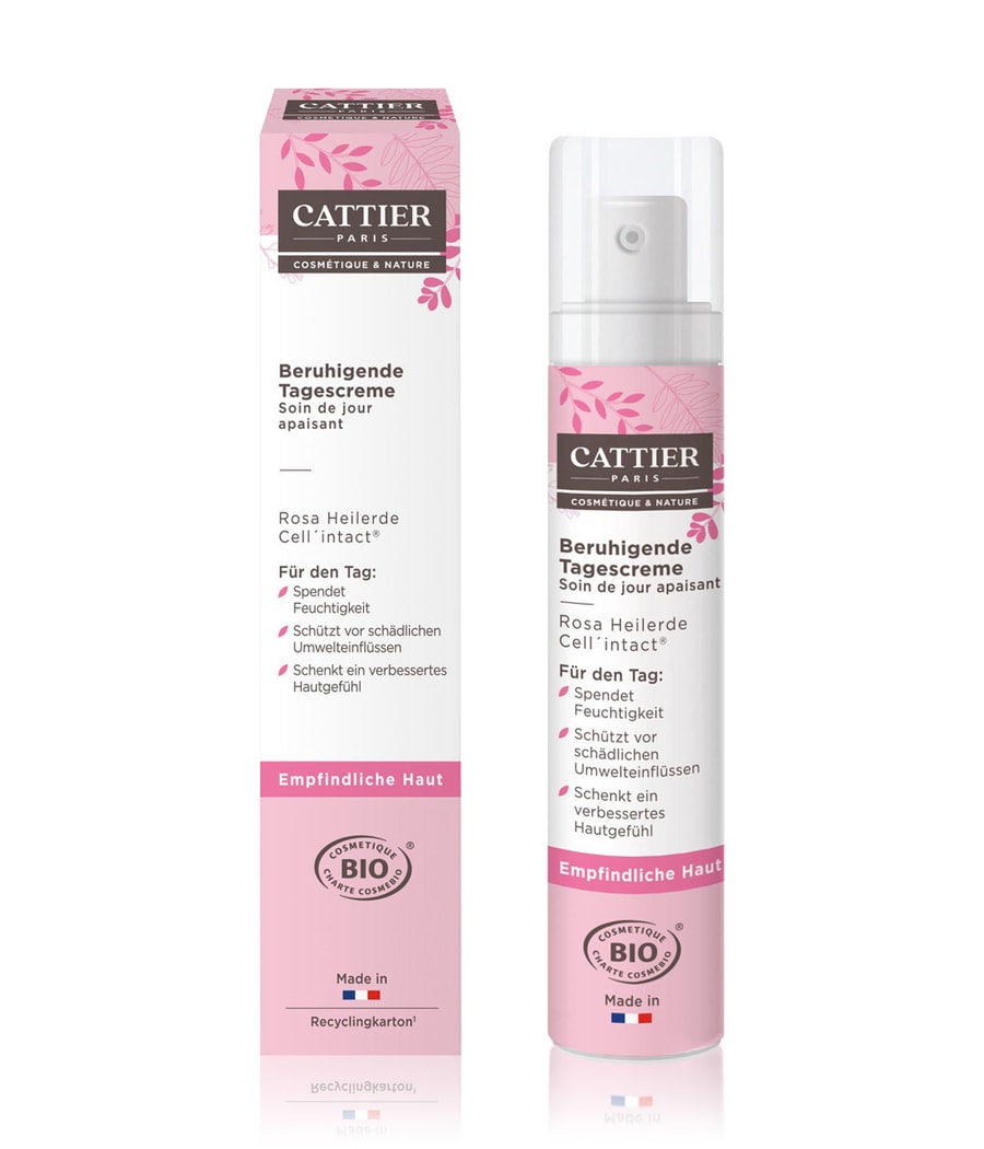 

Дневной крем Cattier Gesichtspflege Rosa Heilerde - Cell'intact, 50 ml