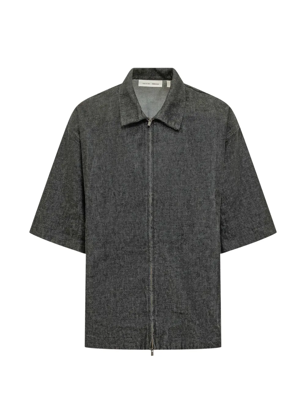 

Рабочая джинсовая рубашка на молнии Fear Of God Essentials, черный