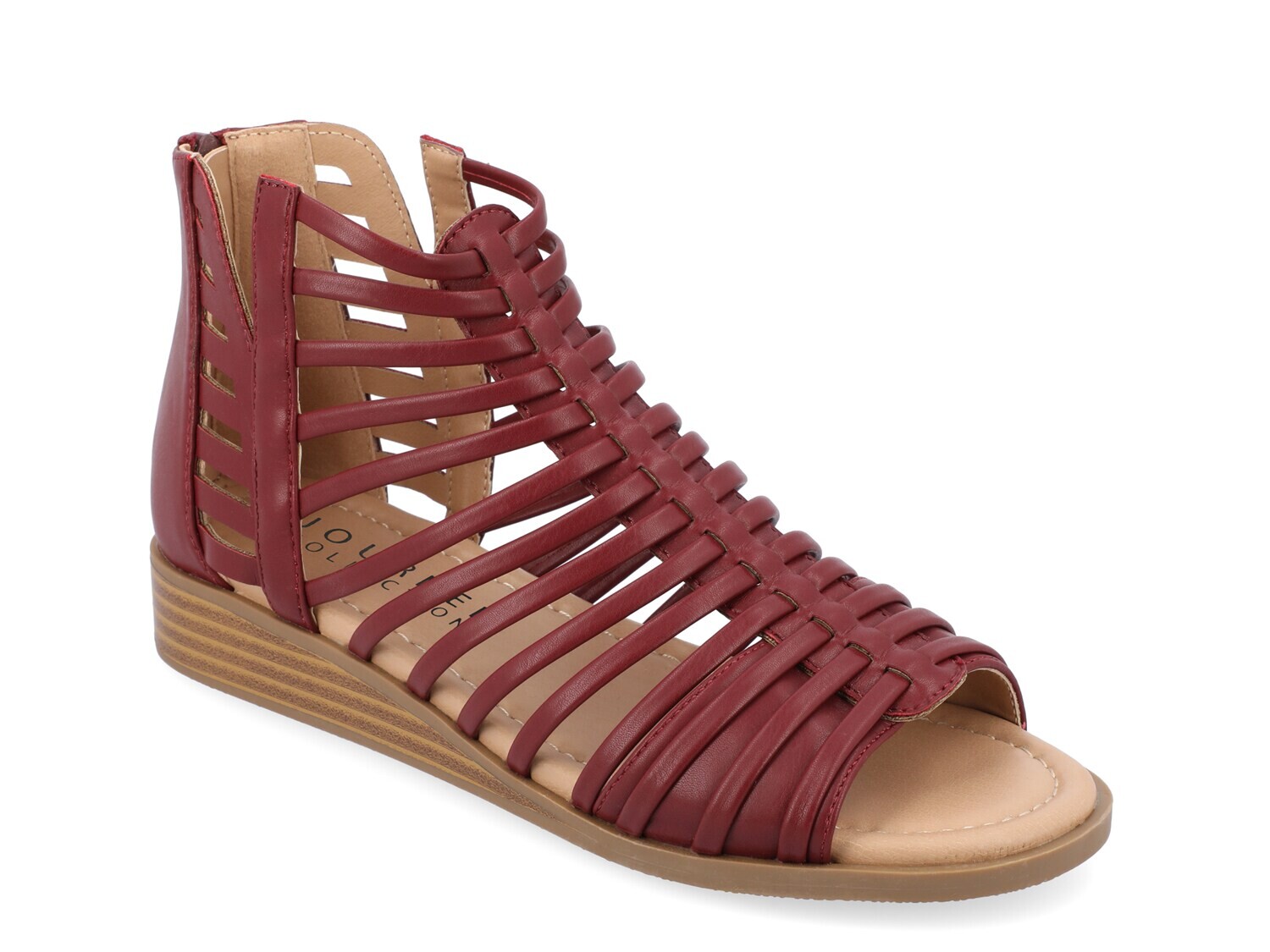 

Сандалии Journee Collection Gladiator Delilah, темно-красный