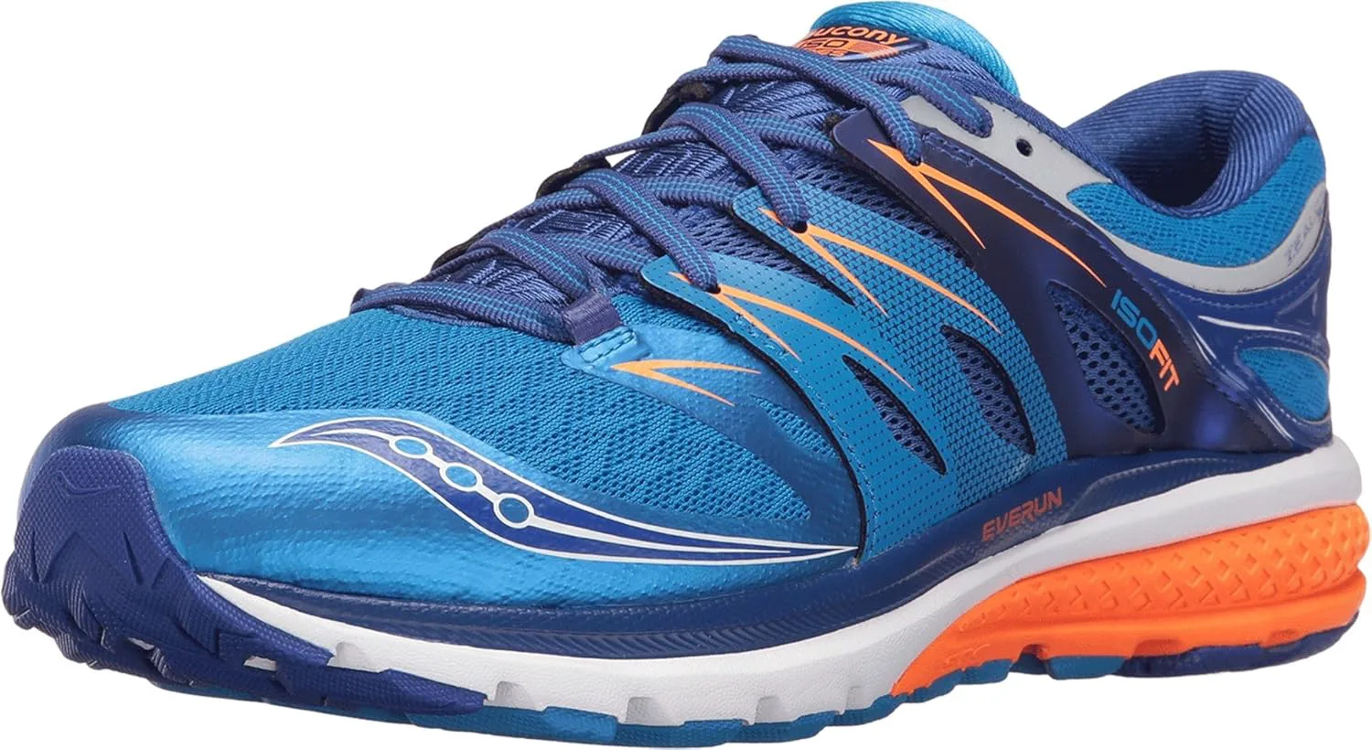 Беговые кроссовки Saucony Men's Zealot Iso 2, синий/оранжевый — фото 2