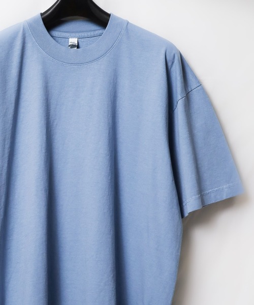 

Футболка с круглым вырезом, окрашенная в процессе производства LOS ANGELES APPAREL, синий