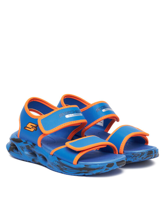 Сандалии Sola Glow Sandal-Fusion Brights 407032L/BLOR Skechers, синий — фото 2
