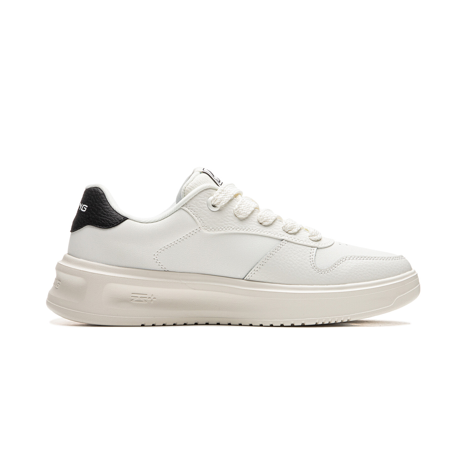 Кроссовки LINING Sky Cloud Skateboarding Shoes Men Low-top White/Black, белый/черный — фото 2