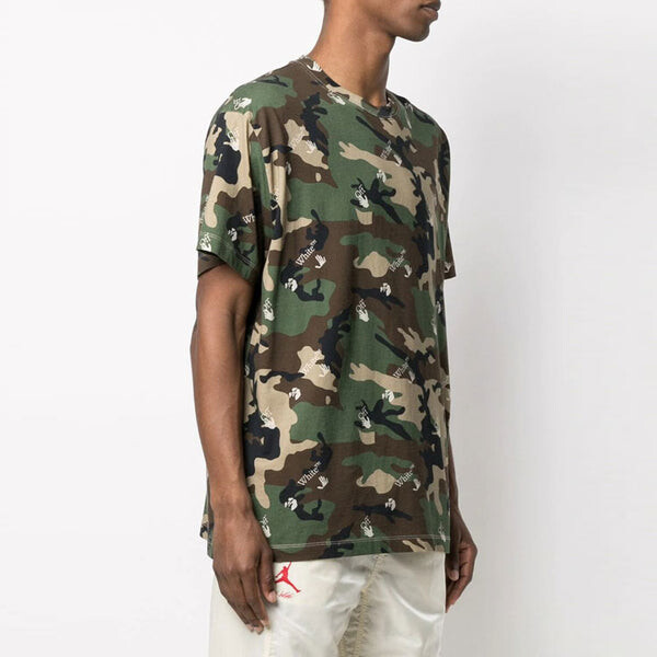 Футболка ss21 cozy camouflage pattern short sleeve loose fit camouflage Off-White, камуфляж — фото 4