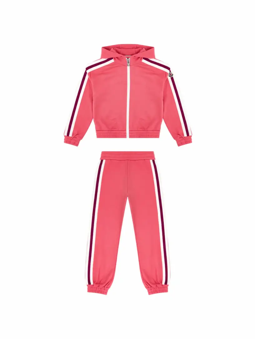 

Спортивный костюм с логотипом Moncler, розовый