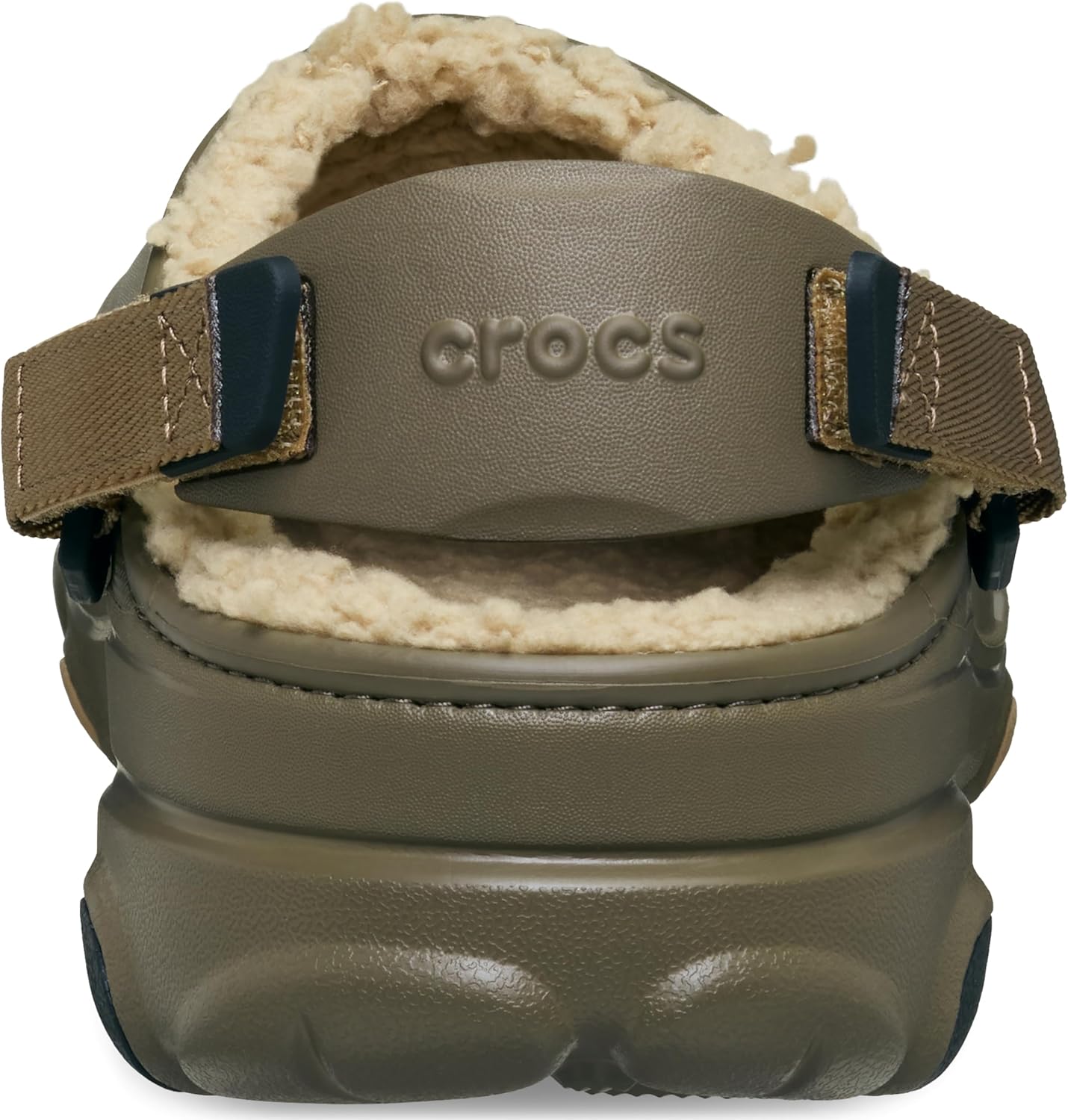Кроксы для взрослых с подкладкой и регулируемым ремешком на пятке Crocs, Walnut — фото 3