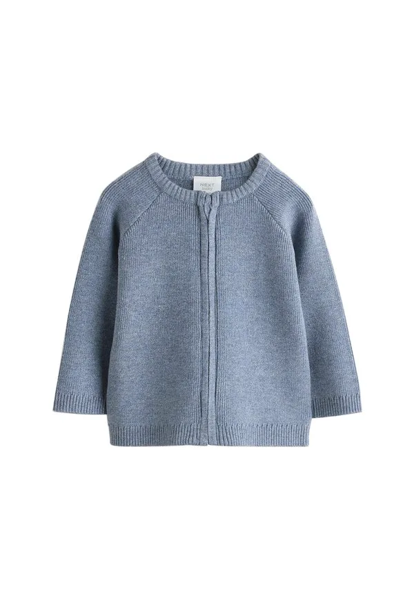 Кардиган прямого кроя Next, Blue Knitted