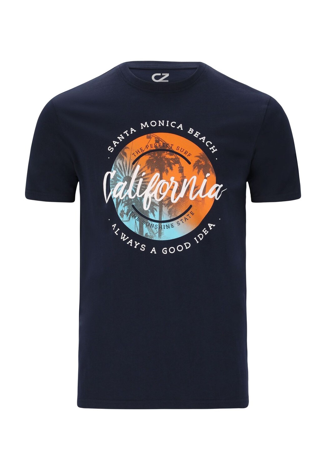 

Футболка Edmund с классным принтом CRUZ, цвет 2048 Navy Blazer