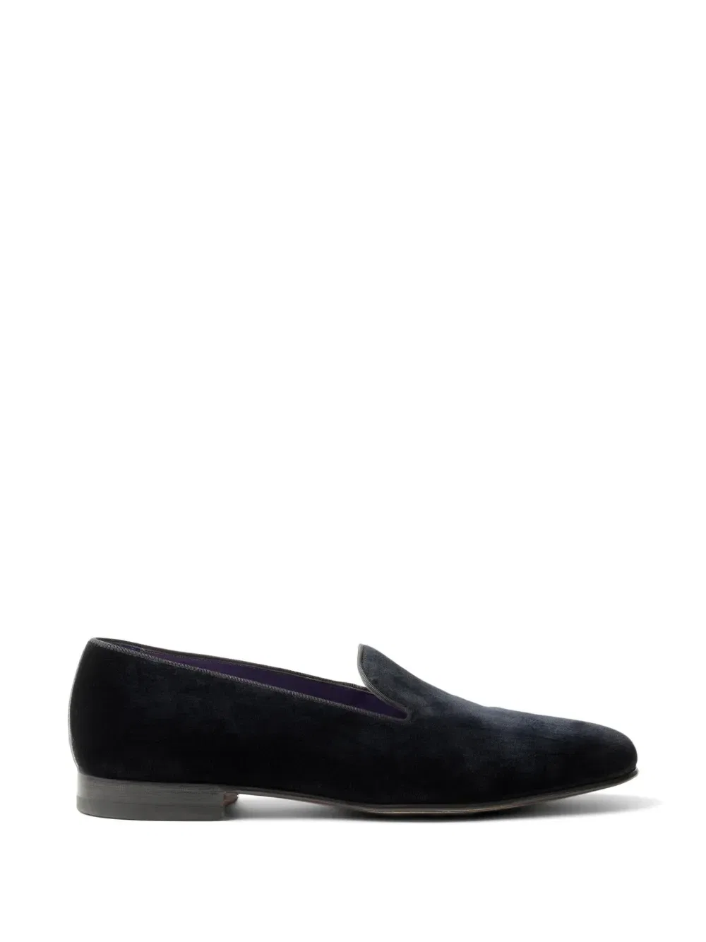 Бархатные лоферы Alonzo Ralph Lauren Purple Label, черный