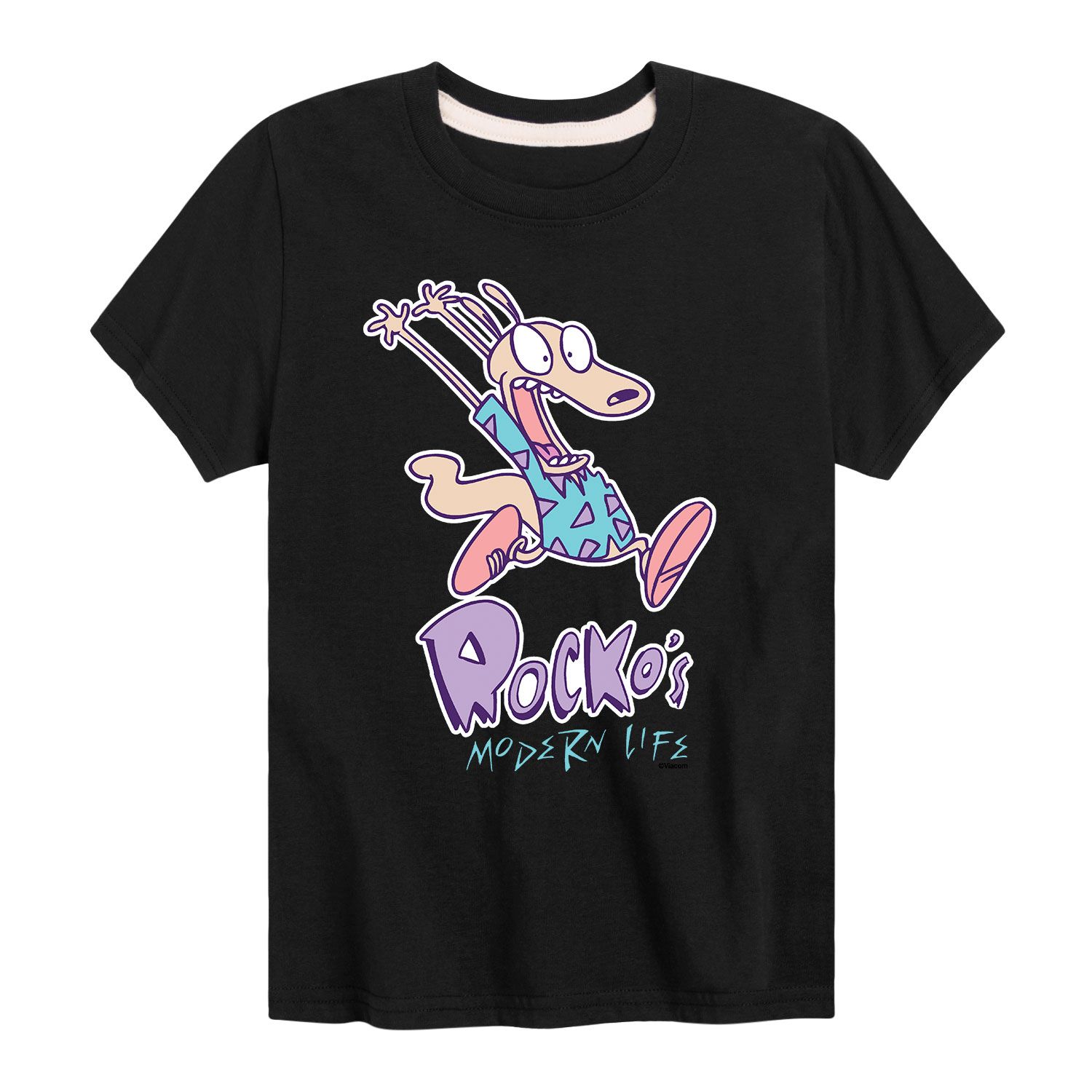 

Футболка «Тявкающий Роко» Nickelodeon Rocko's Modern Life для мальчиков 8–20 лет Licensed Character, черный