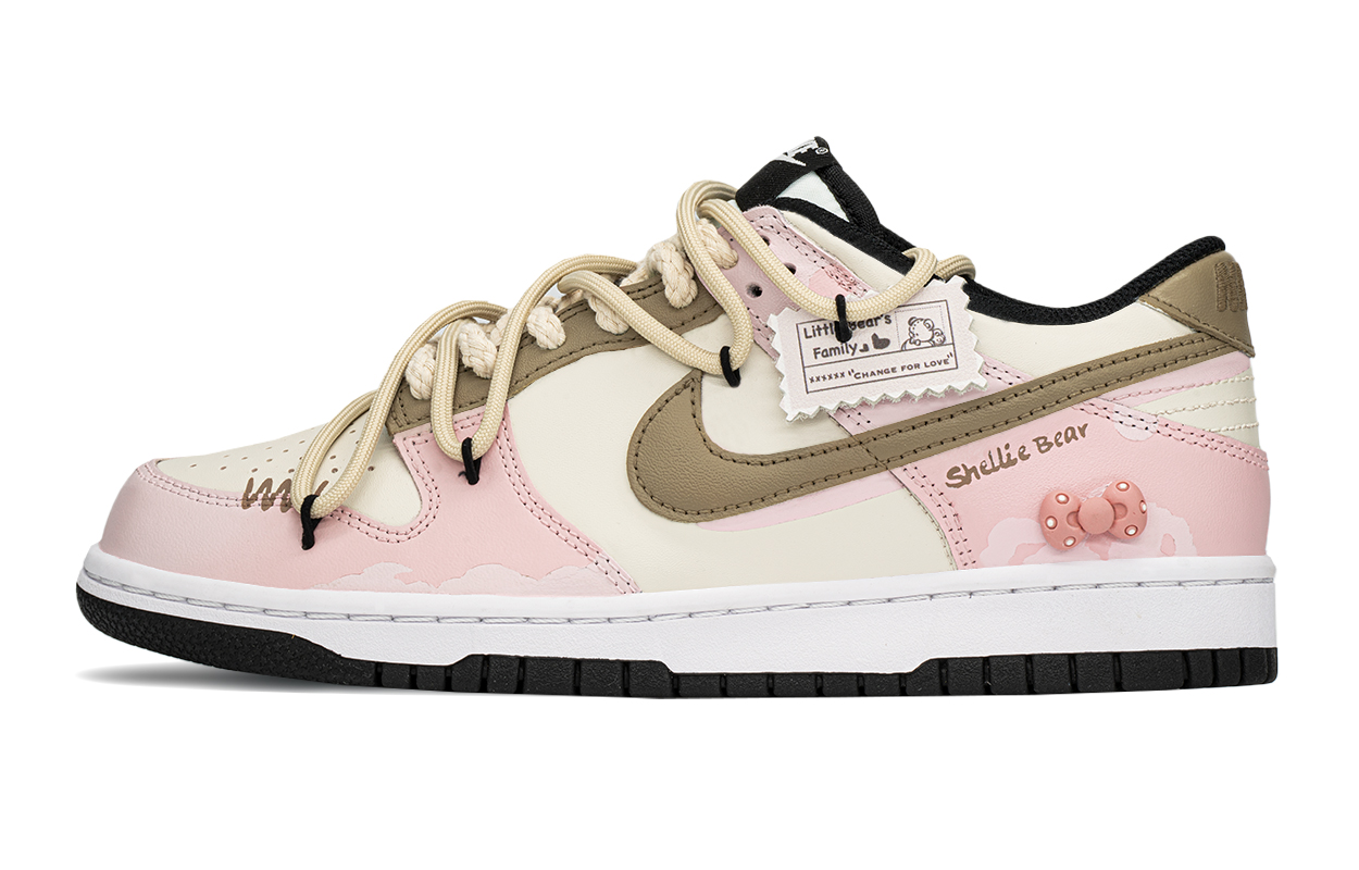 

Обувь для скейтбординга Dunk Kids для начальной школы Nike, цвет Pink/Brown