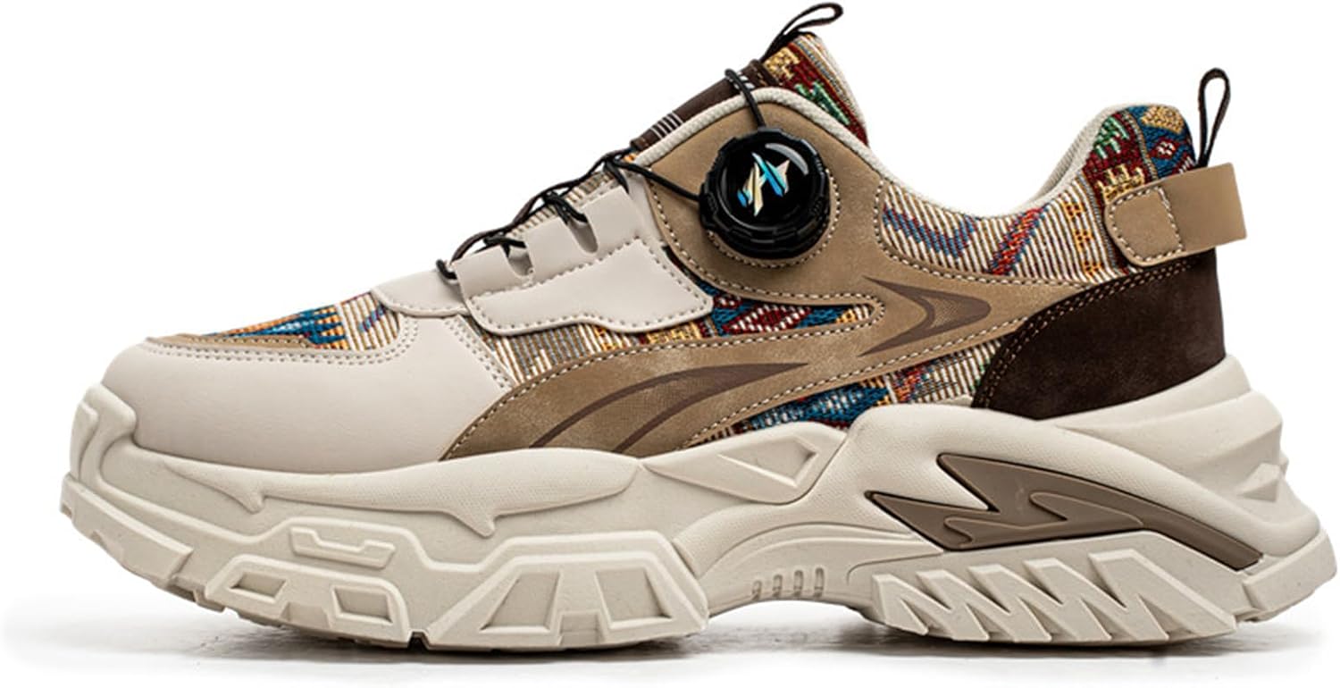 

Мужские повседневные спортивные кроссовки SPWAGYM для тенниса и ходьбы, массивные модные кроссовки для тренировок, бежевый