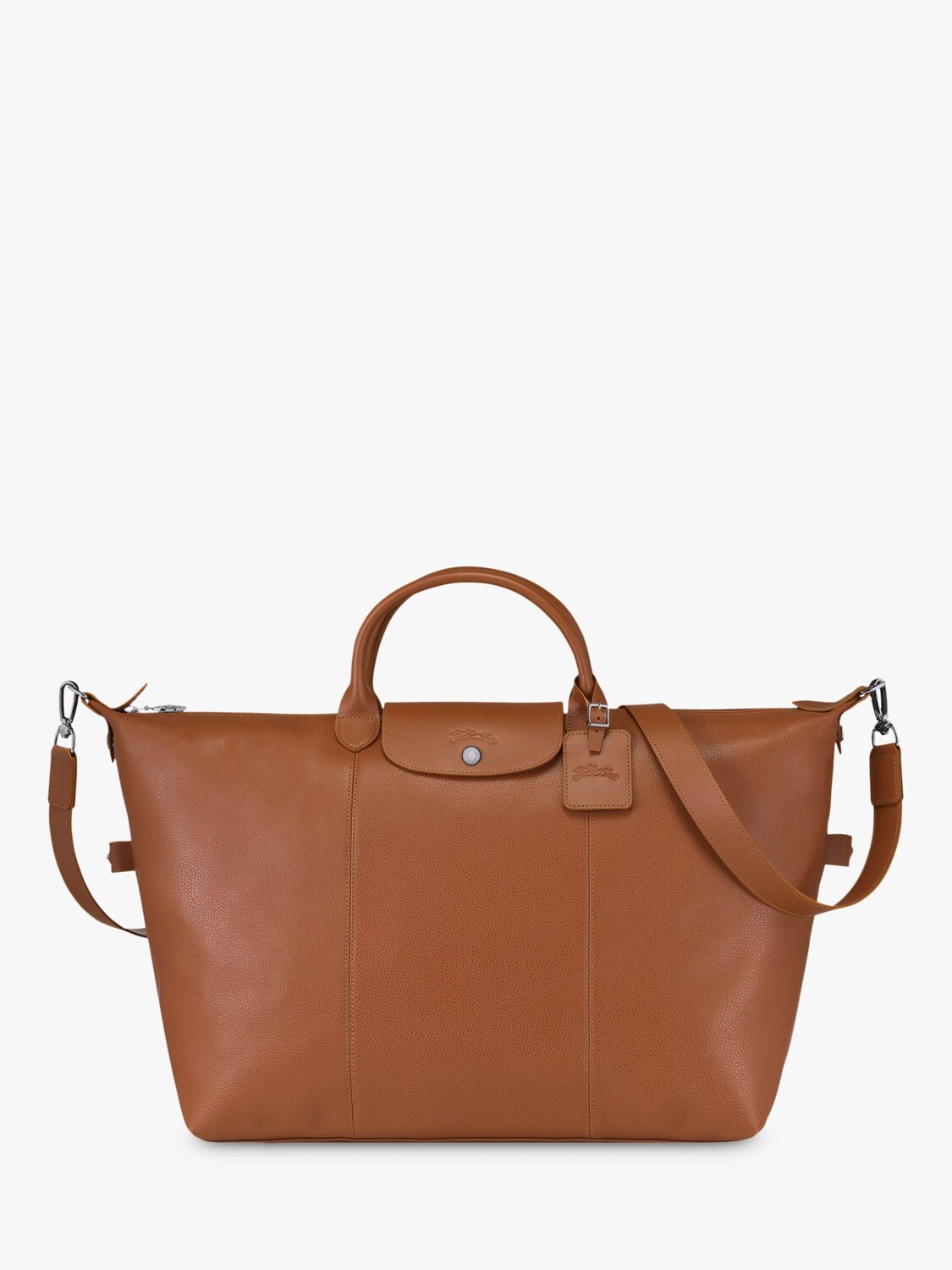 

Кожаная дорожная сумка Longchamp Le Foulonné, карамель