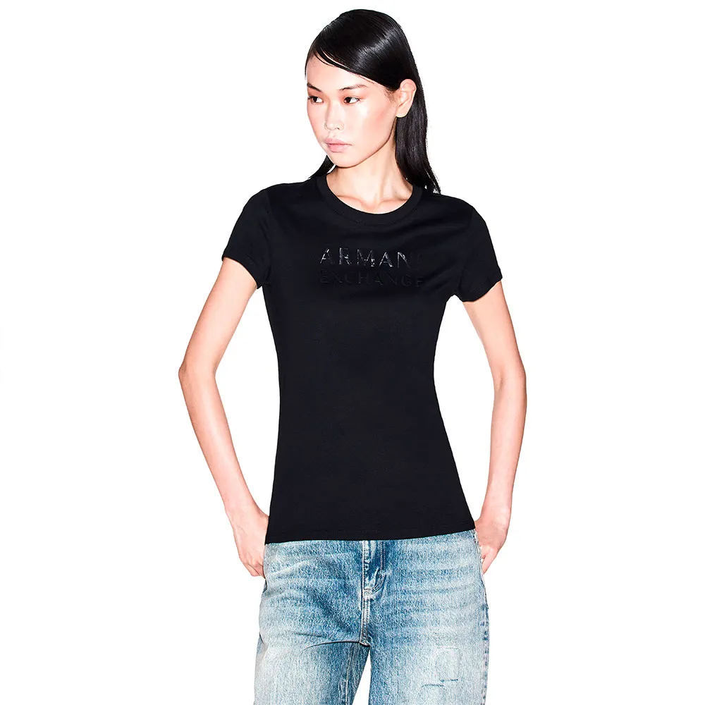 

Футболка с коротким рукавом Armani Exchange XW001357_AF10356, черный