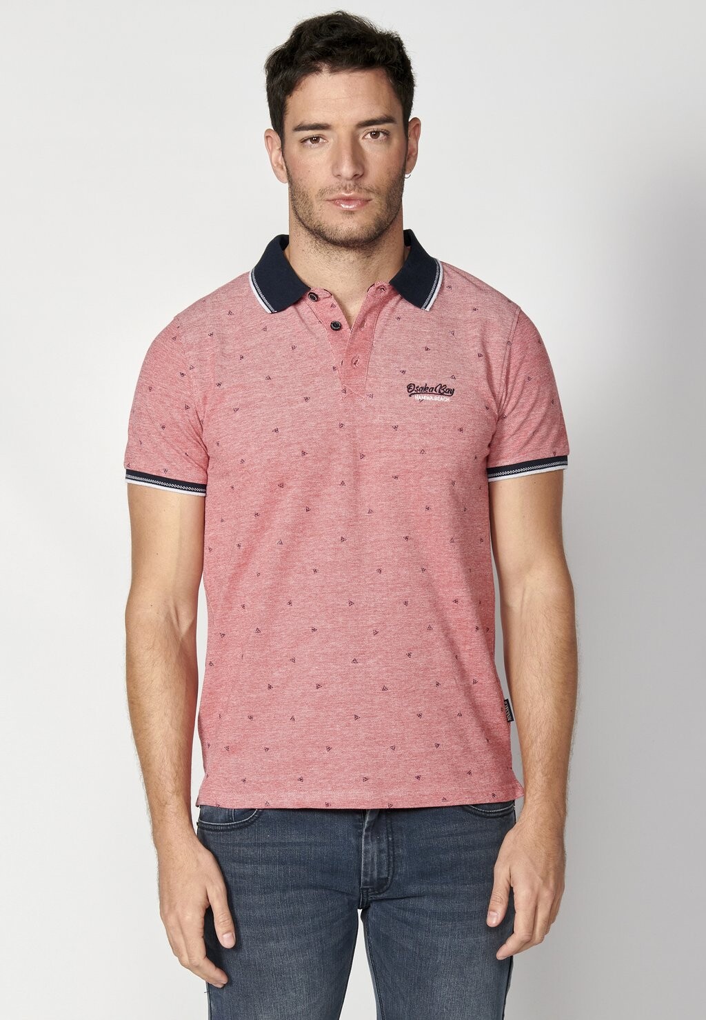 

Рубашка-поло Short Sleeve Koroshi, красный рохо