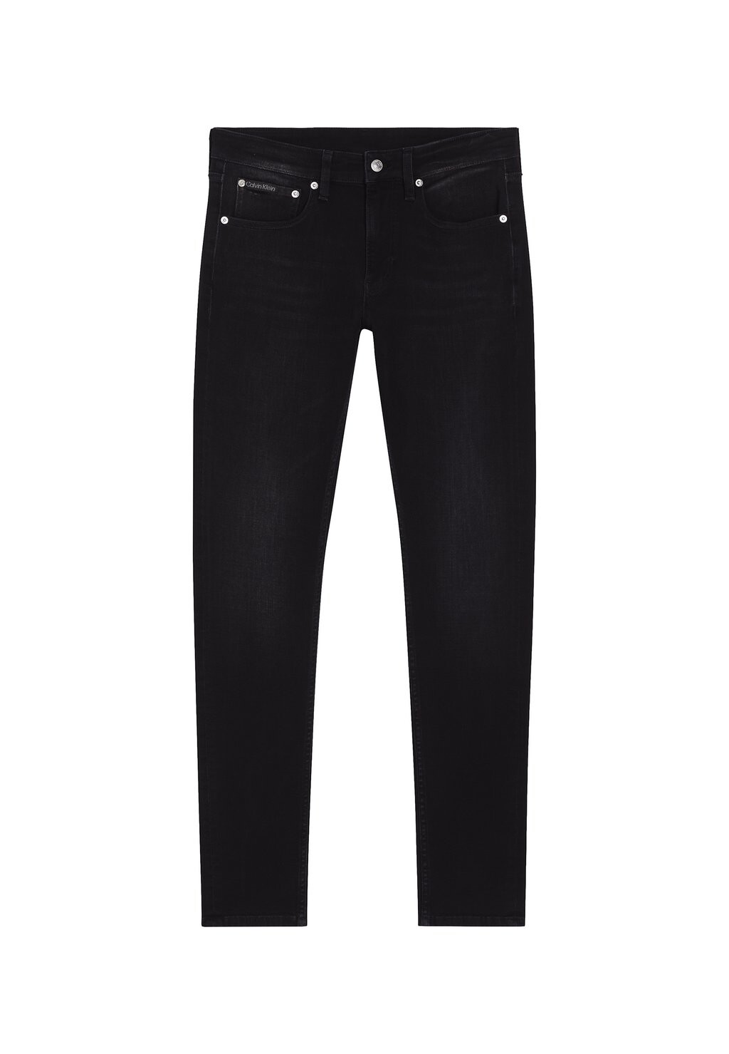 

Джинсы зауженного кроя SLIM Calvin Klein Jeans, черный деним