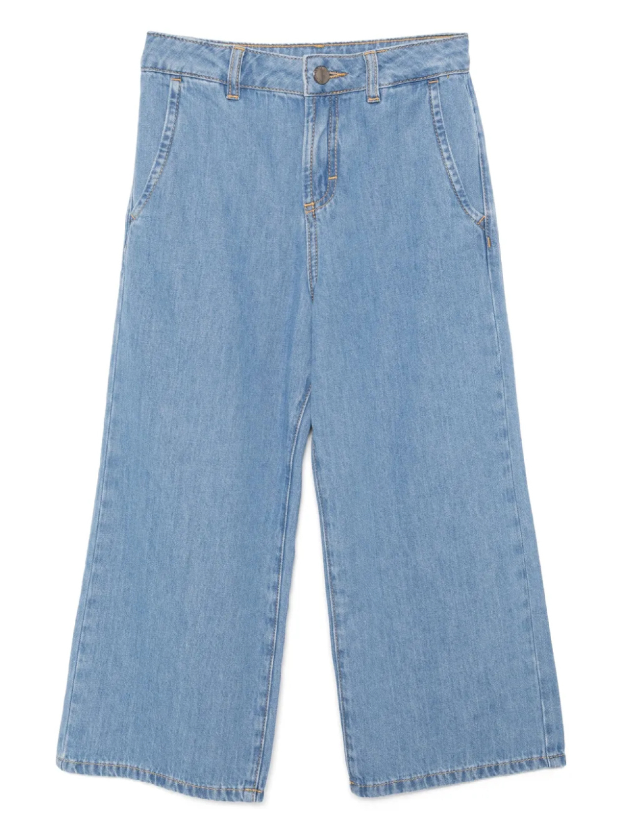 

Emporio Armani Kids джинсы с подворотами, синий