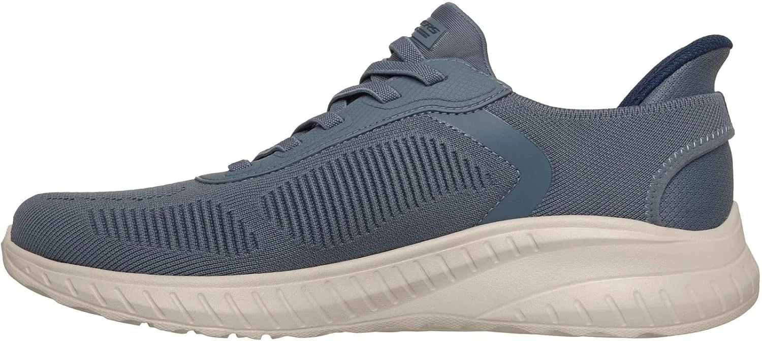 Мужские кроссовки Skechers Bob Square Chaos, Silver Light Brown — фото 4