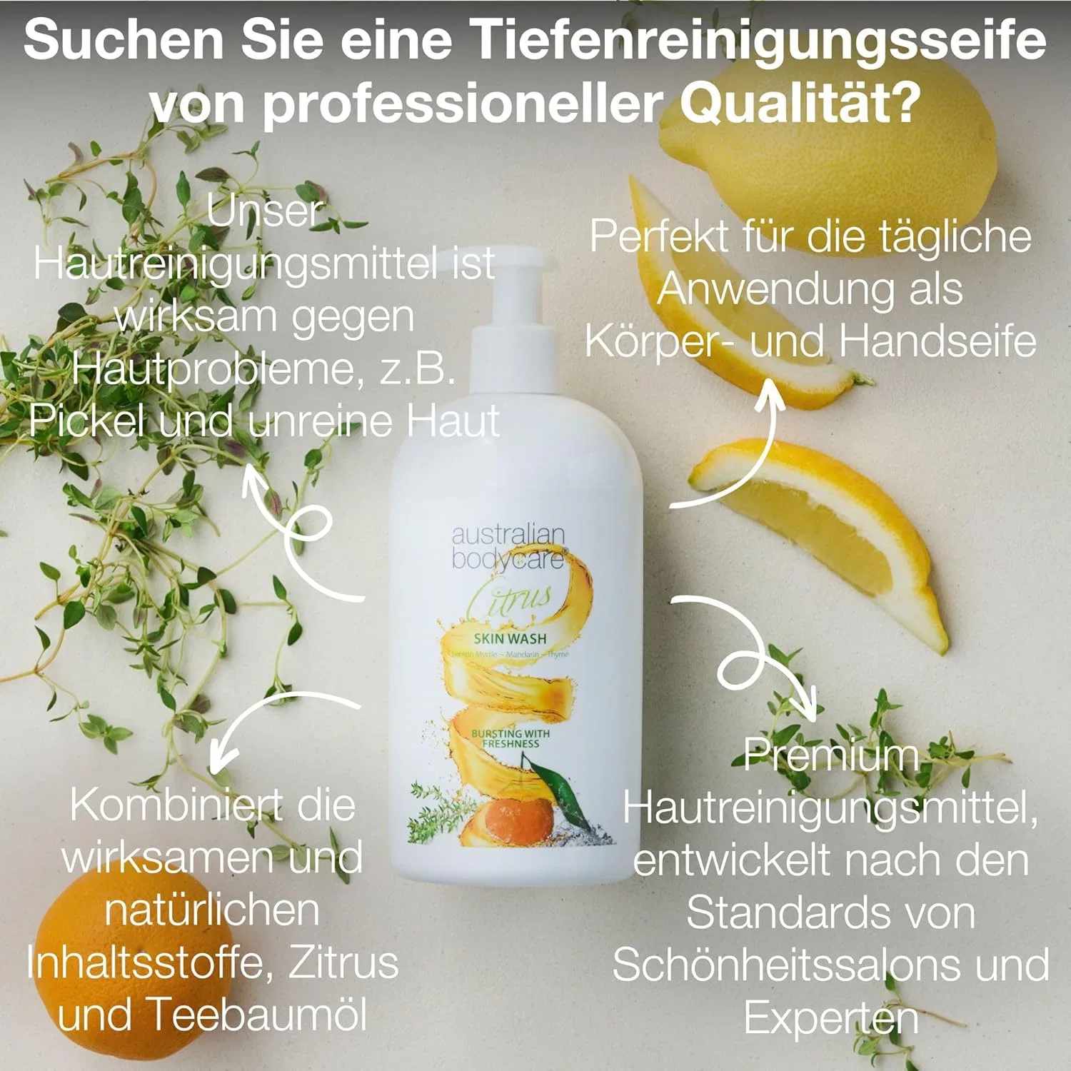 Гель для душа с цитрусом и маслом чайного дерева Australian Bodycare Professional, 500 мл Australian Bodycare — фото 2