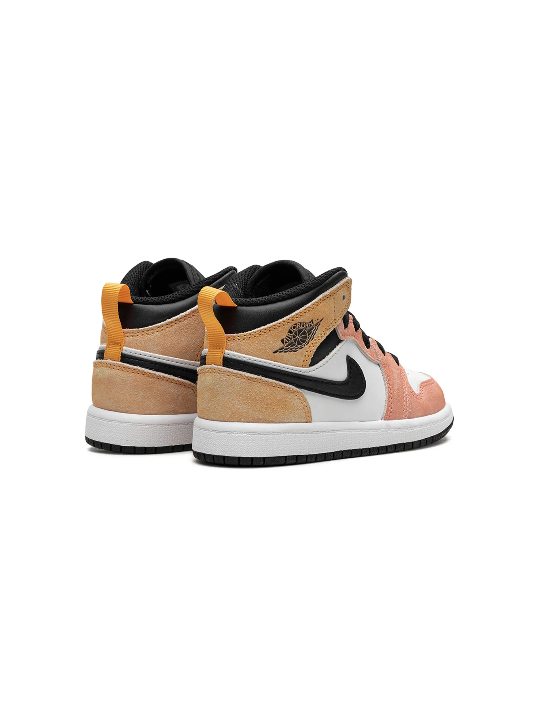 Кроссовки Air Jordan 1 Mid SE Flight Club Jordan Kids, розовый — фото 4