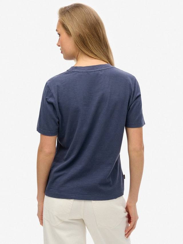 Футболка Essential Logo из натурального органического хлопка с эффектом стирки Superdry — фото 2