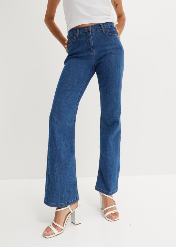 Женские джинсы John Baner Bootcut Jeanswear Comfortable Stretch, синий