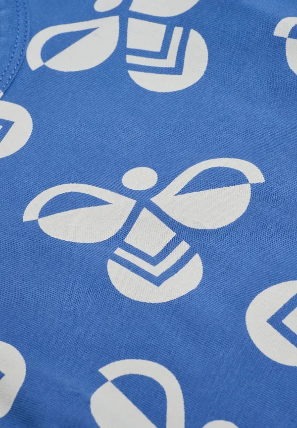 Футболка Hummel Bold bee aop body, голландский синий — фото 3