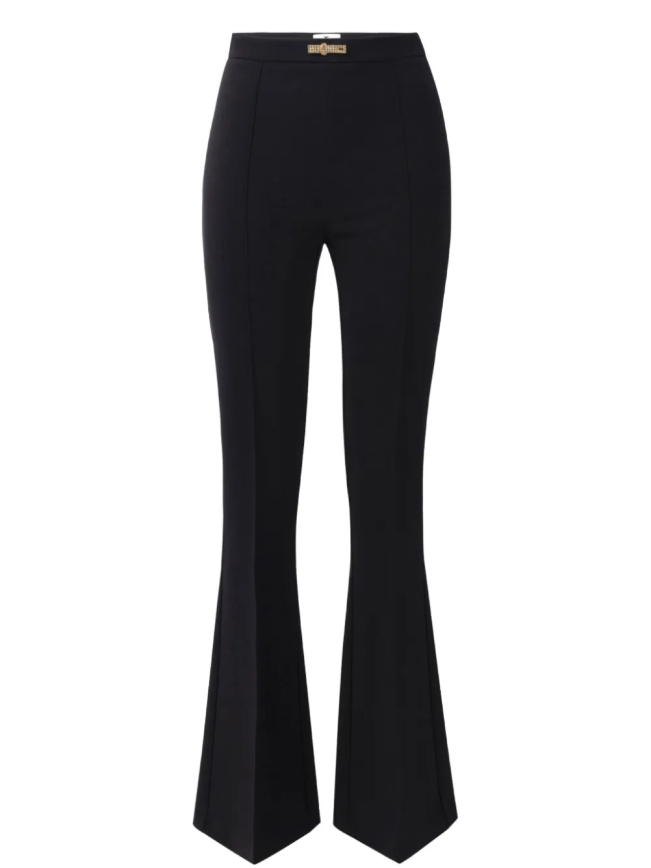 

Легкие двухслойные брюки Elisabetta Franchi, черный