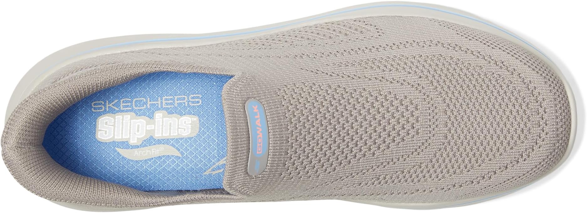 Кроссовки SKECHERS Performance Go Walk Arch Fit N-Joy Arianne Hands Free Slip-Ins, Taupe — фото 2