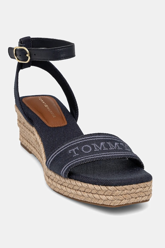 Сандалии TOMMY HILFIGER ESPAD MID WEDGE Tommy Hilfiger, темно-синий