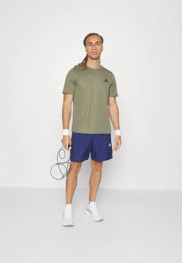 Необходимые для тренировок спортивные шорты Adidas Performance, Dark Blue/White — фото 2
