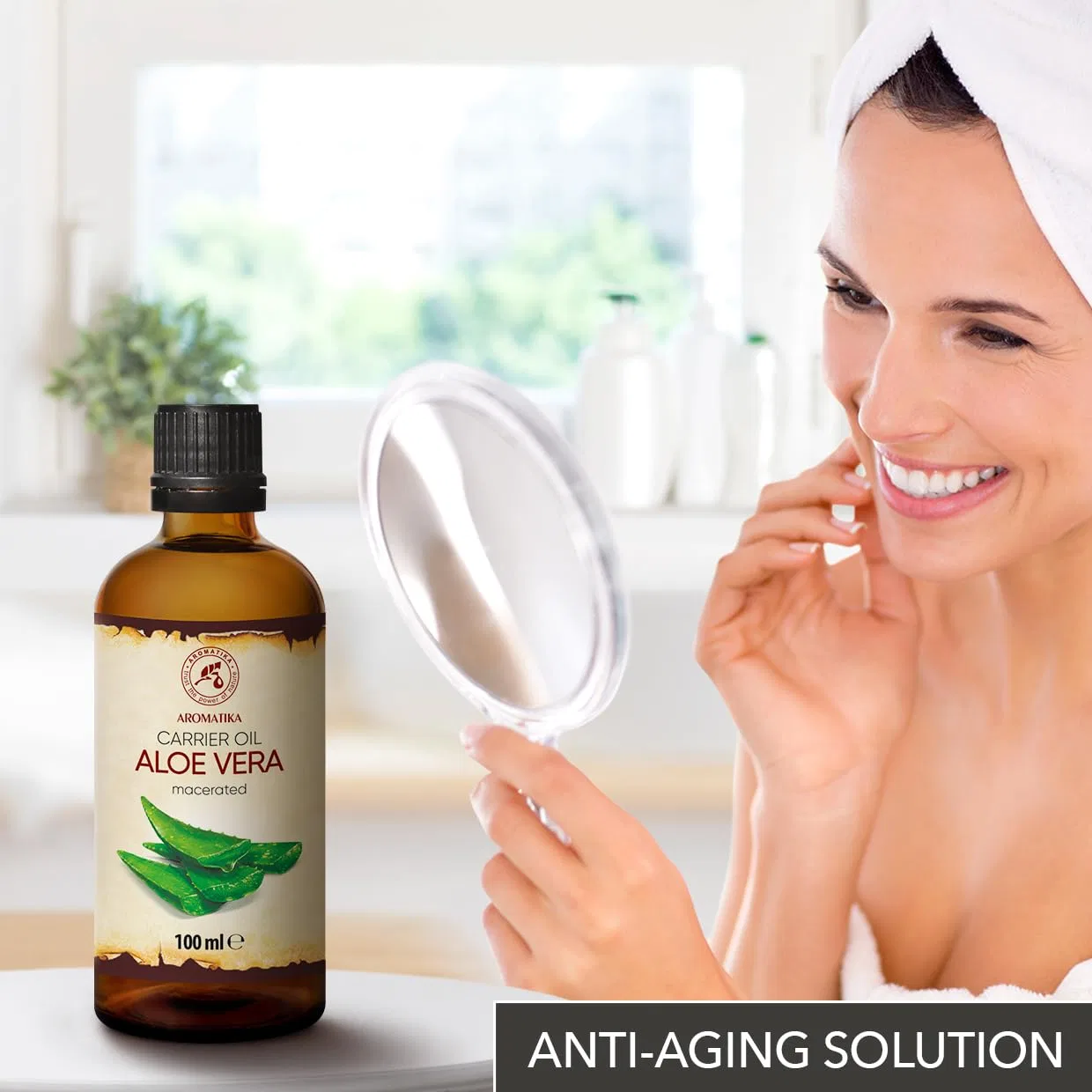 Масло для лица Aromatika Trust The Power Of Nature — Чистое масло алоэ вера Aloe Barbadensis, 100 мл — фото 3