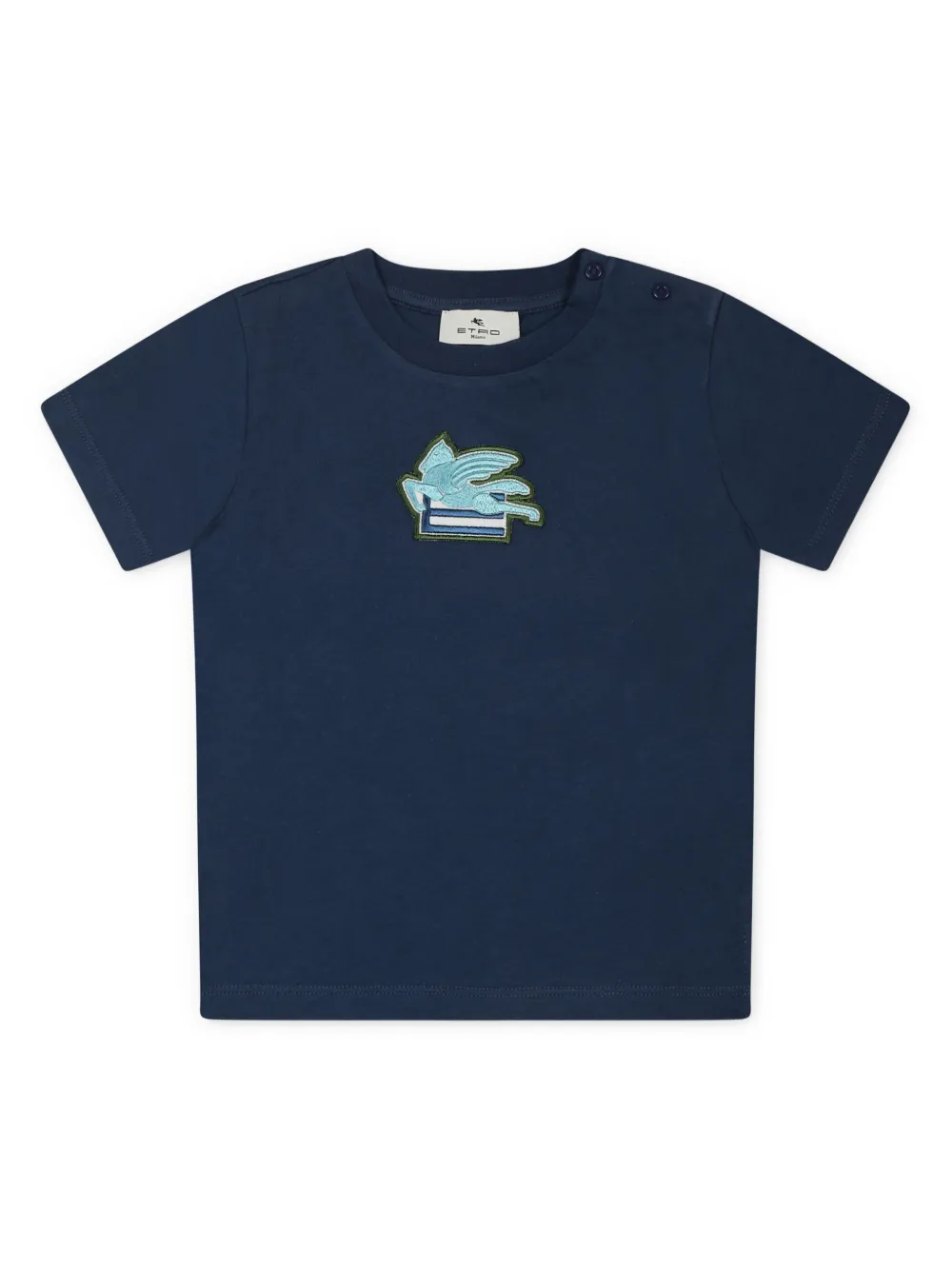 

Футболка с логотипом Pegaso ETRO KIDS, синий