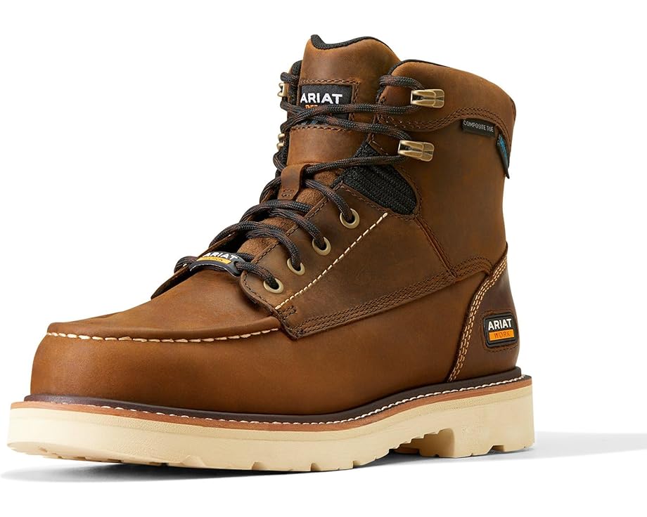 

Ботинки Ariat Rebar Lift 6" Waterproof Composite Toe Work, цвет Distressed Brown