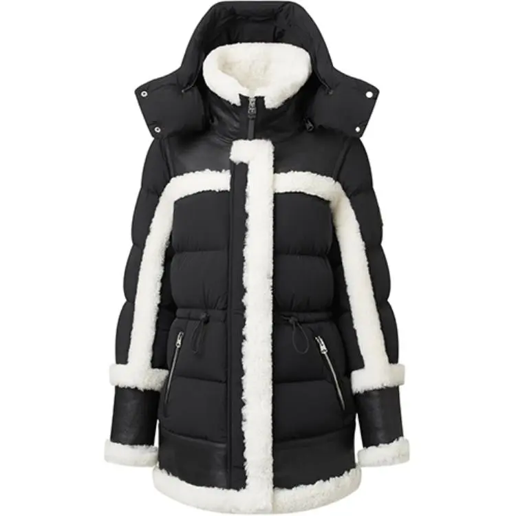 

Куртка Lilibeth с отделкой из стёганой овчины MACKAGE, черный