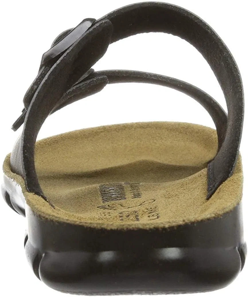 Классические мюли Birkenstock Bilbao Birko-Flor унисекс для взрослых, Black — фото 2