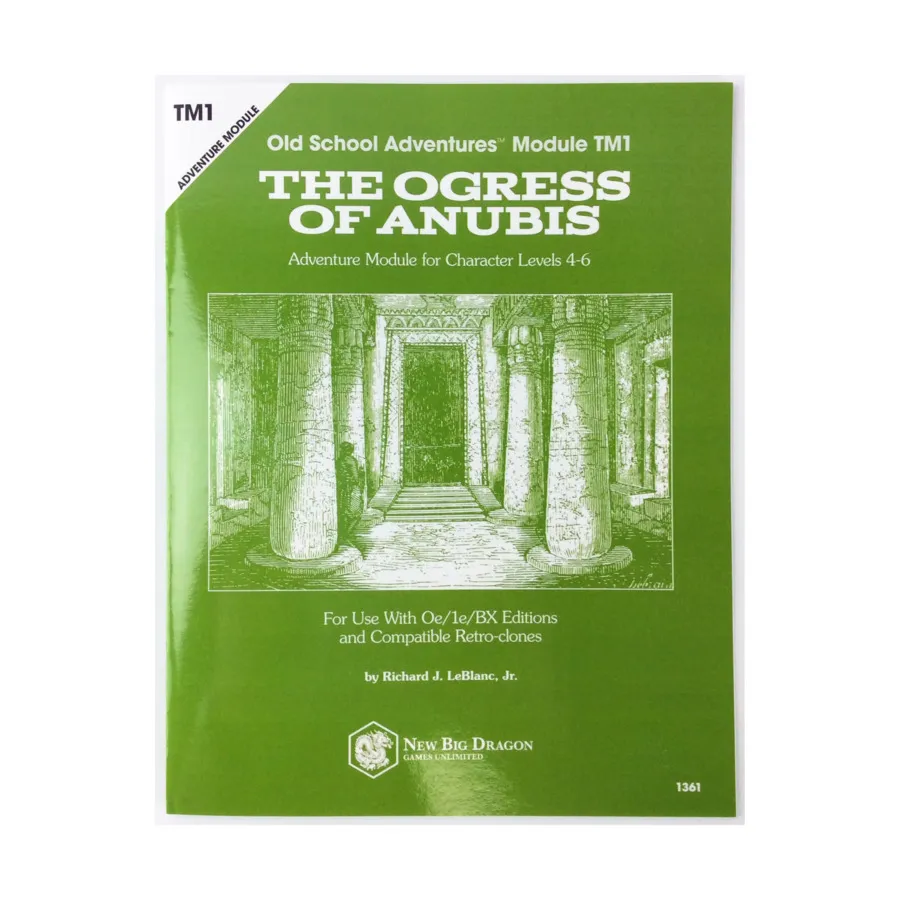 

Модуль Ogress of Anubis, Old School Adventures