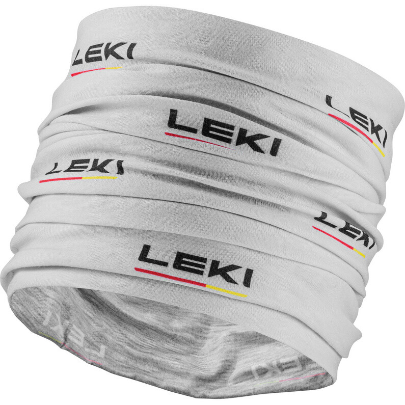 

Шарф-труба с логотипом Leki, серый