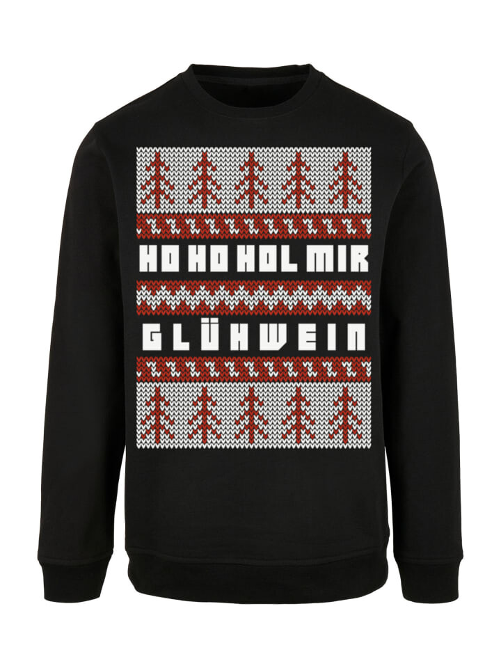 

Пуловер F4NT4STIC Sweatshirt Ho Ho Hol mir Glühwein Weihnachten, черный