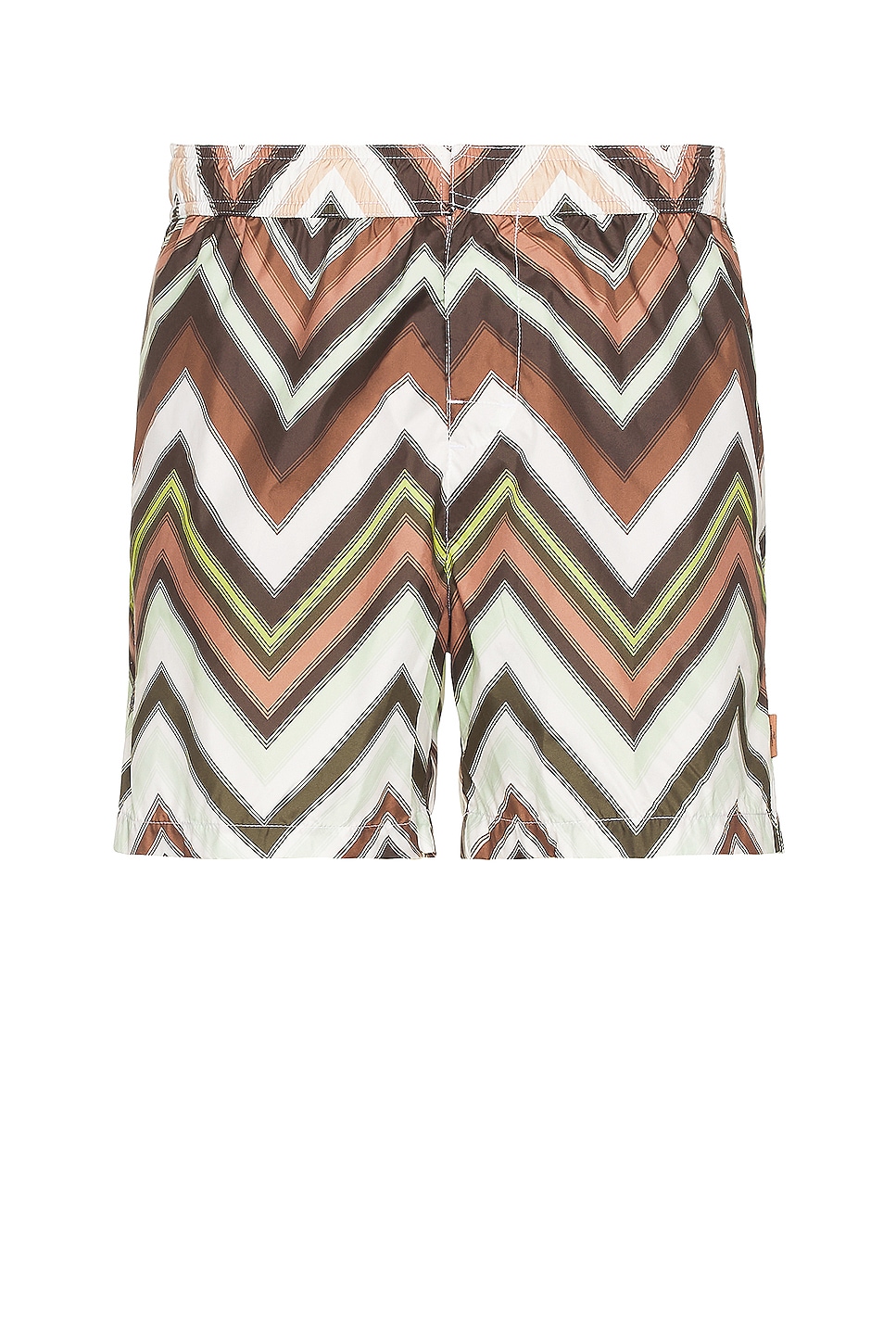 

Шорты для плавания средней длины Missoni, цвет Multi Green & Brown